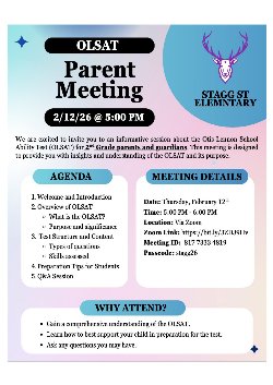 olsat parent meeting flyer